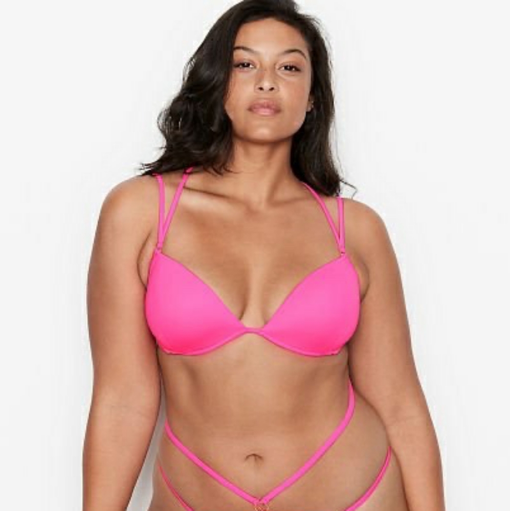 Victoria  secret hot pink swim bra